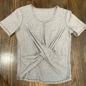 Lululemon tie-waist breathable short sleeve shirt
